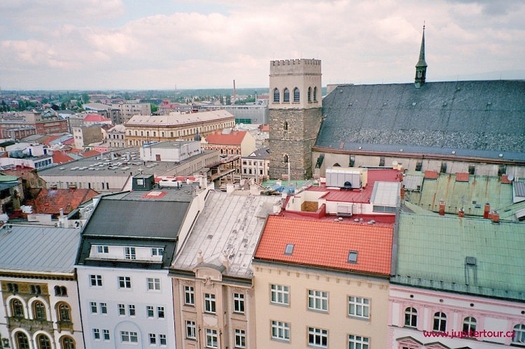 Панорама города Оломоуц, Чехия